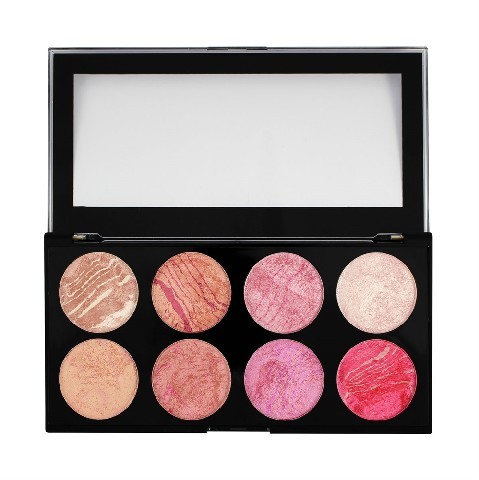 Makeup Revolution Ultra Blush Palette 8 Zestaw róży do policzków Blush Queen 13g MAKE UP REVOLUTION