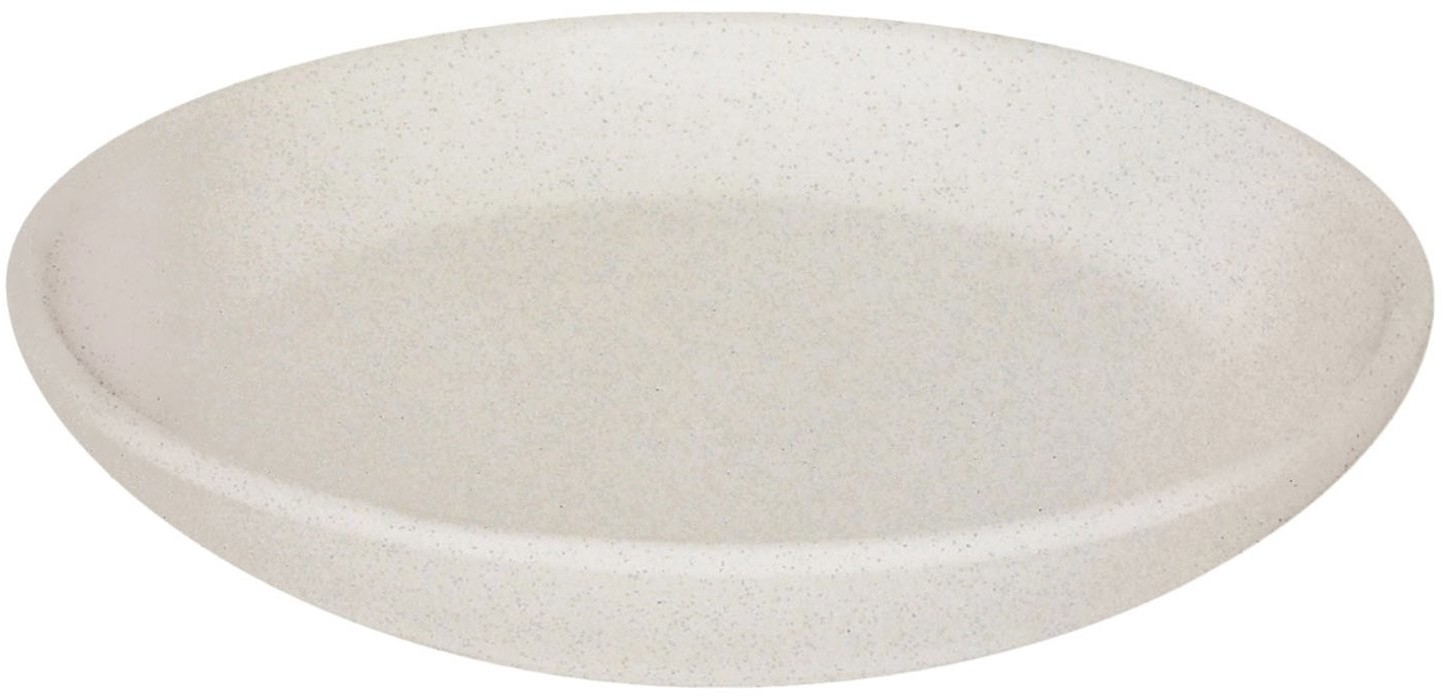 Ceramik Podstawka biała stone śr. 18cm