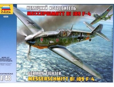 Zvezda Messerschmitt Bf-109 F-4 MZV-4806