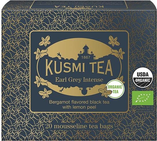 Kusmi Herbata Earl Grey Intense w torebkach muślinowych 20 szt. 21703A1120