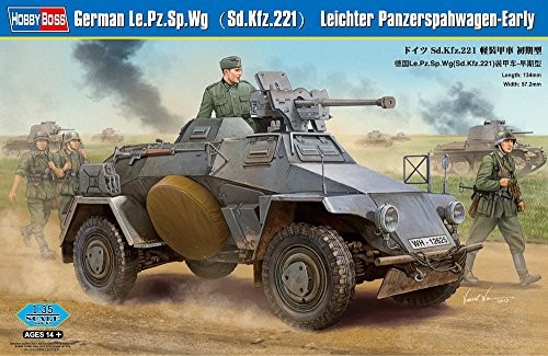 Hobby Boss 83813 zestaw do budowy modelu German LE.PZ.SP.wg (SD.Do opon samochodowych.221) panzerwag