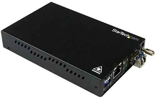 StarTech Startech ET91000SM10 na Gigabit Ethernet-adapter-konwerter multimediów Czarny ET91000SM10