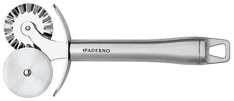 Paderno Wałek do ciasta ze nóż do ciasta 2-częściowy stal nierdzewna/Inox firmy paderno 48278-39