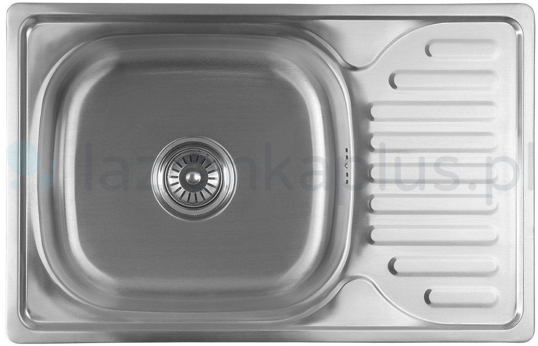 Aqualine Aqualine zlewozmywak stalowy z syfonem AQ6642B