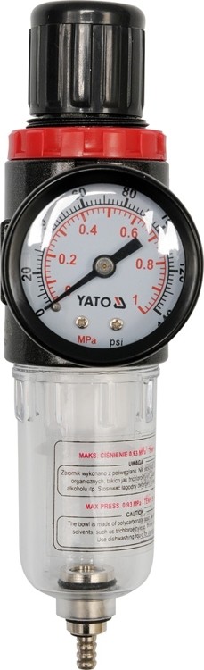 YATO Reduktor z filtrem i manometrem 1/4 YT-2382