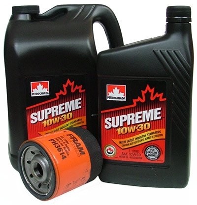 FRAM PetroCanada Filtr oleju oraz olej SUPREME 10W30 Plymouth Voyager 2,0 2,4 16V