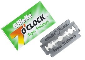 Gillette Gilette Klasyczne żyletki do golenia - 7 O'Clock Super Stainless (5 szt.) G7CLKVBOX