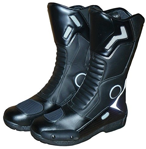 protectWEAR Motocykl buty sportowe SB-11026 + burza kuchenny, 41 EU, czarny SB-11026-41