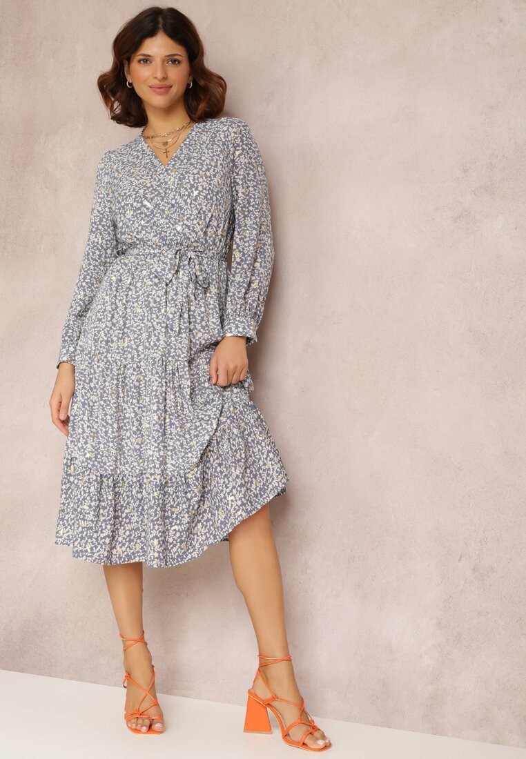 Niebieska Sukienka Elala