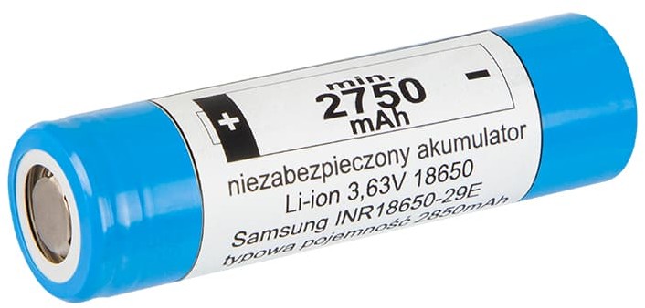 Akumulator 18650 li-ion SAMSUNG 2750mAh