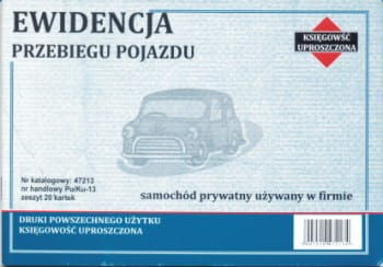 Firma krajewski Ewidencja przebiegu pojazdu 47214_0