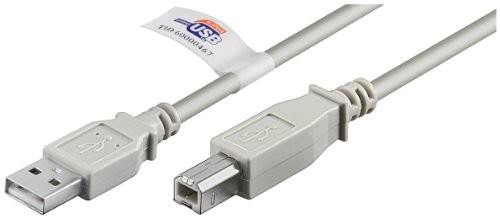 Wentronic Przewód połączeniowy USB 2.0 A  B wtyczka, certyfikowane, rożne. Długości 5 m 4040849508332