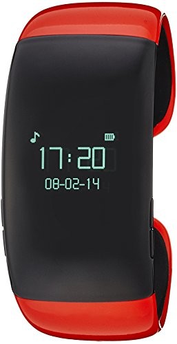 Mykronoz ZeBracelet2 Smart Watch z Activity i sen Tracker, krzebracelet2-RED KRZEBRACELET2-RED
