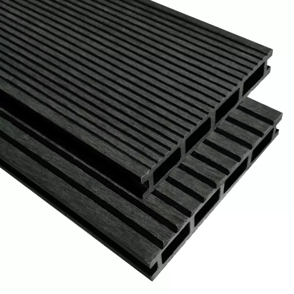vidaXL Deski tarasowe WPC z akcesoriami, 10 m, 2,2 m, szare