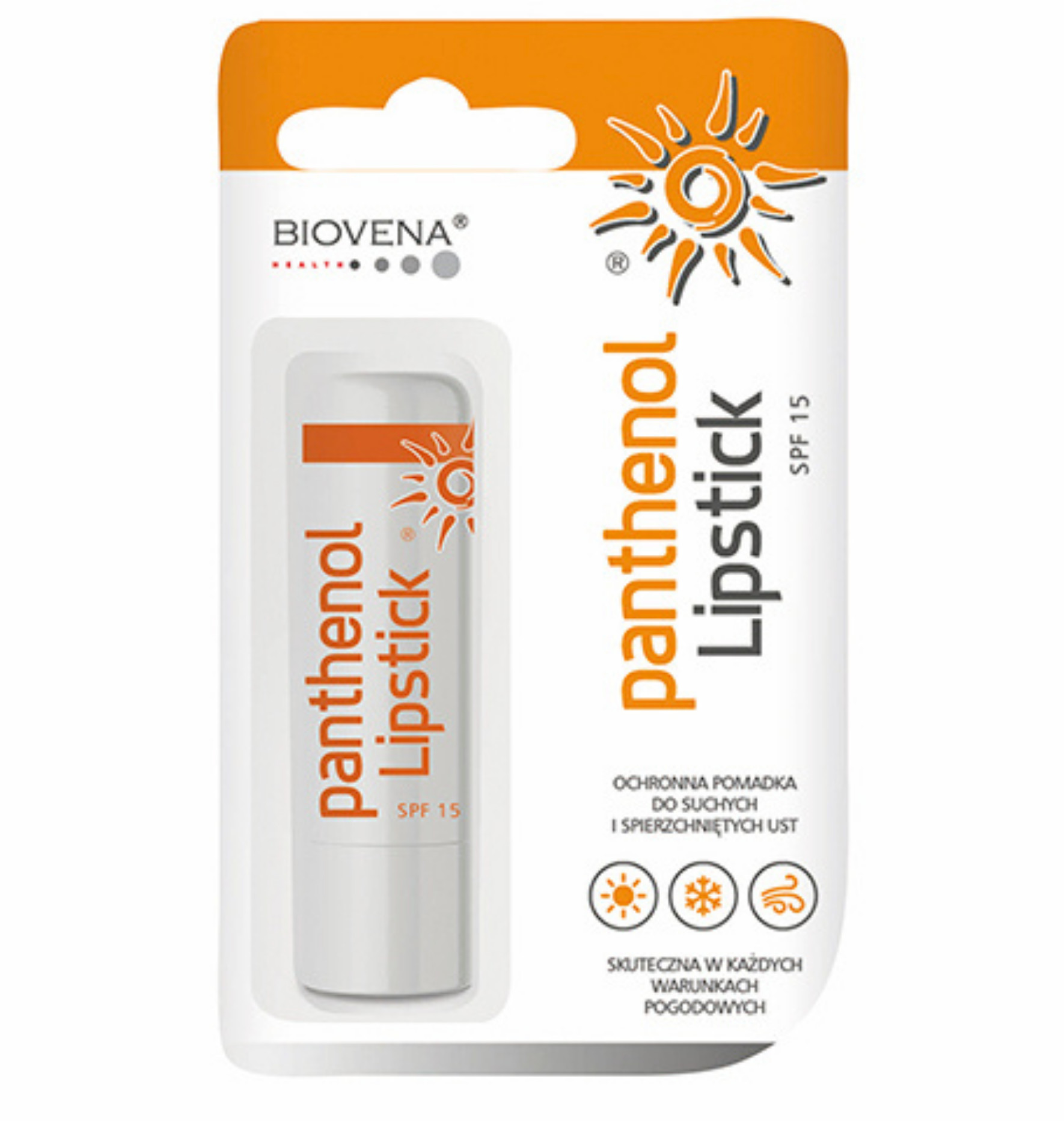 Biovena Health Panthenol pomadka do ust SPF 15