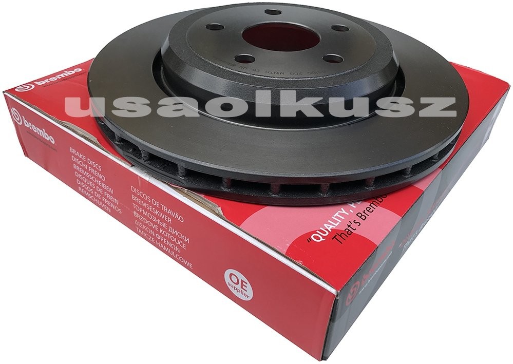 BREMBO Tarcza hamulcowa tylna 350mm Jeep Grand Cherokee SRT 6,4 V8 09.N247.11