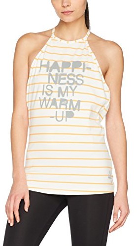 Reebok damski Y Striped TNK koszulka, czarny, XXS BUQ63