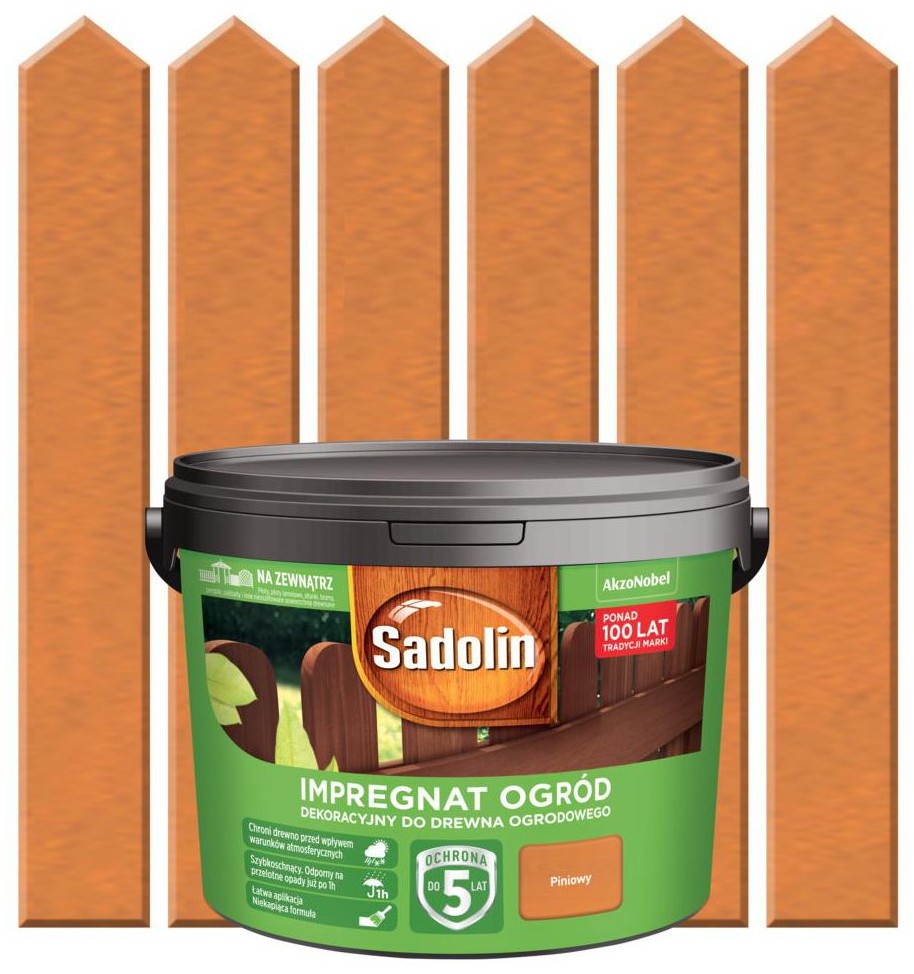 Altax do drewna OGRÓD 9 l Piniowy SADOLIN