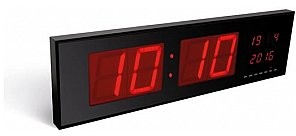 Perel Perel ZEGAR ŚCIENNY Z WYŚWIETLACZEM LED WC219