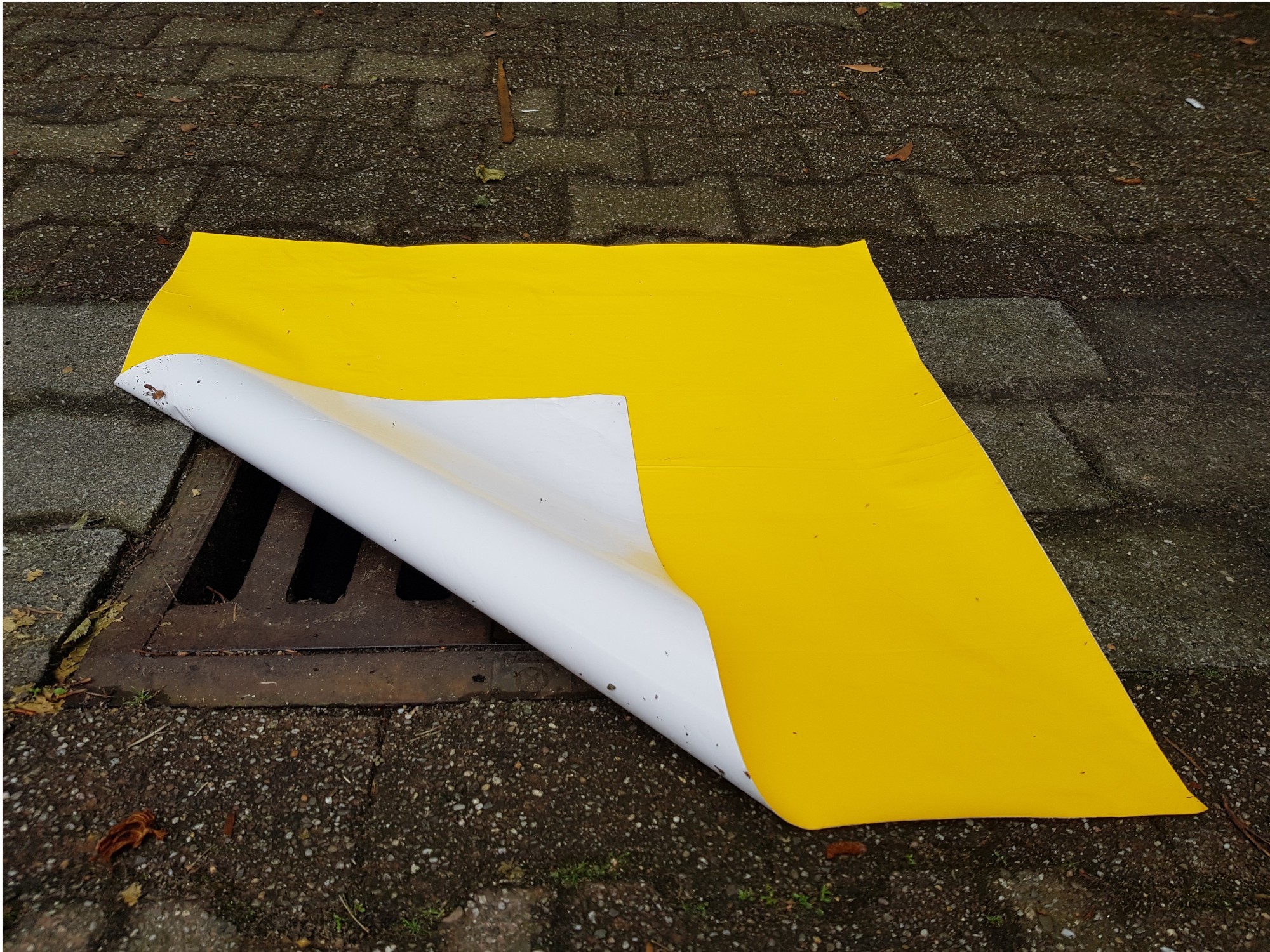 ROMOLD Jednorazowa Osłona Na Studzienkę (60 X 60 Cm) Żółty Kwadratowe