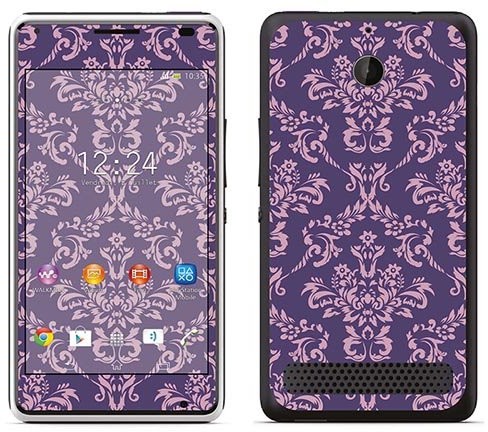Sony Royal Sticker Royal tatuaż ścienny RS. 74069 samoprzylepny do Xperia E1 z motywem Barock Flowers RS.74069