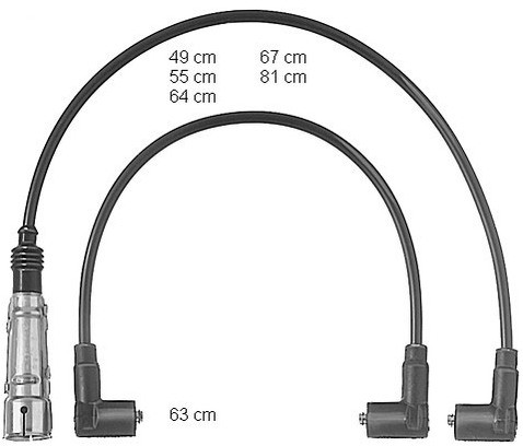 BERU Przewody zapłonowe - zestaw ZEF612
