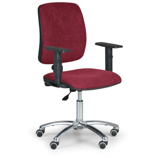 EUROSEAT Krzesło biurowe TORINO II - czerwone 300295
