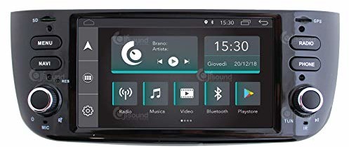 Jf Sound car audio system Custom Fit Radio samochodowe dla Punto Evo Android GPS Bluetooth WiFi USB Full HD Touchscreen Display 6.2