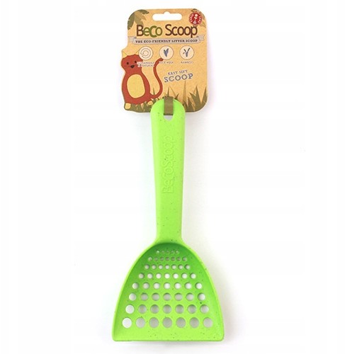 Beco Pets Ekologiczna łopatka do żwirku zielona