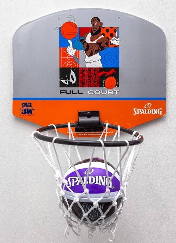 Spalding Tablica do koszykówki Mini Space Jam Tune Squad szaro-pomarańczowa 79007Z T3210 689344413037 T3210