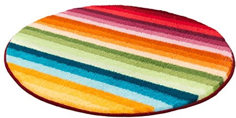 Meusch Funky 2867148518 okrągły dywanik łazienkowy, 80 cm, wielobarwny 2867148518