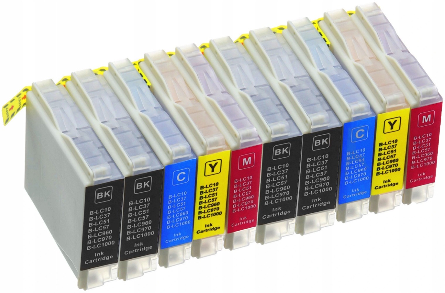 Tusze Do LC1000 LC970 DCP-135C DCP-130C DCP-150c