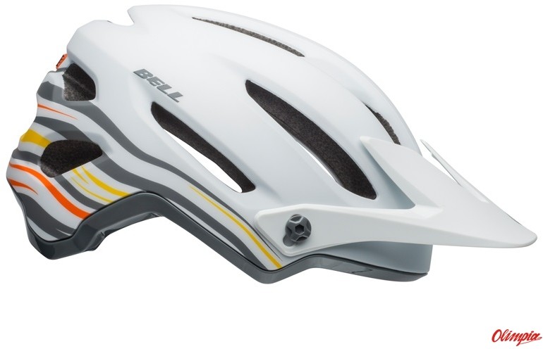 Bell mtb 4FORTY rush matte gloss white orange BEL-7101656