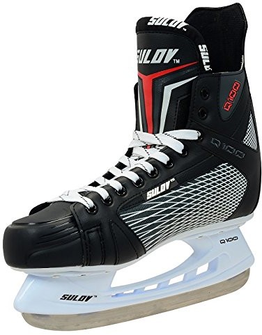 SportTeam Sport TEAM męski Q100 łyżwy, czarny, 38 CM Q100-13.1-38