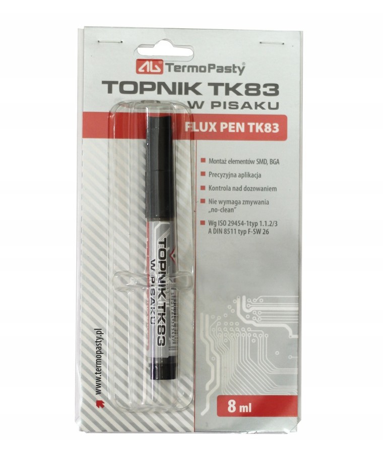 Ag Topnik TK83 8ml w Pisaku , Lutowanie