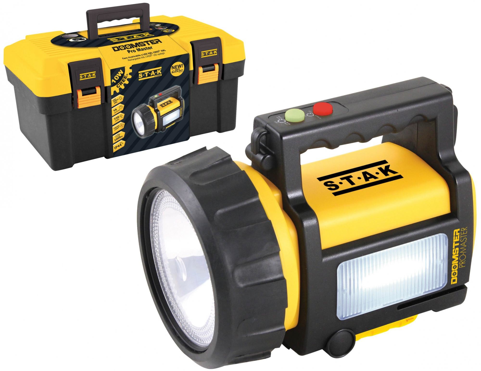 Velamp Ładowalny LED reflektor akumulatorowy ST999 10L