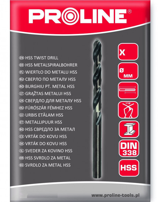 Proline Wiertło do met hss din338 szlif.kr. 5.2mm szt.1 pud. 76852