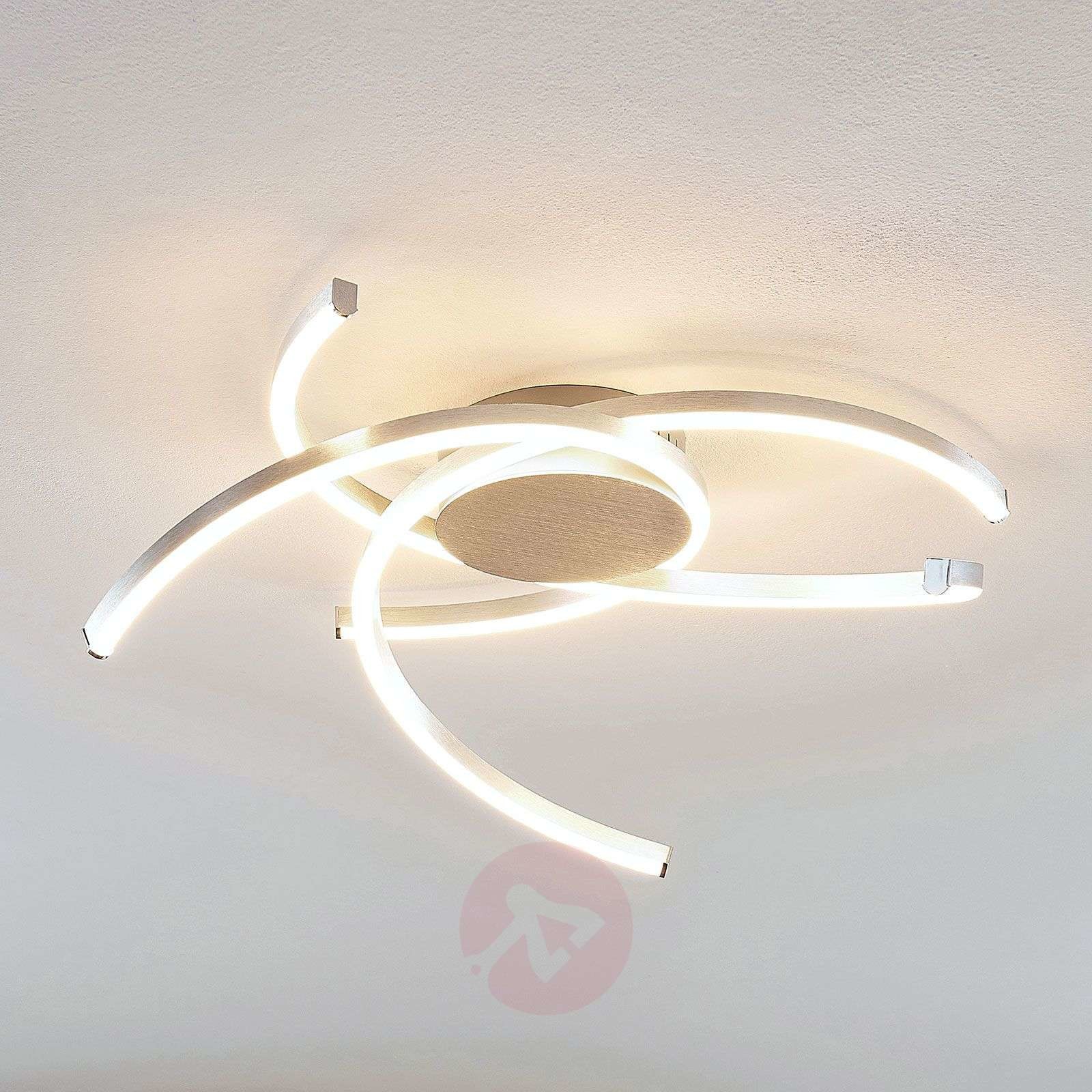 LINDBY Lindby Katris lampa wisząca LED, 58 cm, aluminium