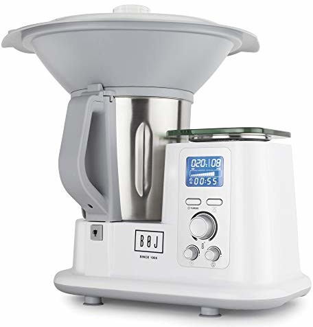 BOJ MC-2500 robot kuchenny z miską o pojemności 2,5 l ze stali nierdzewnej w zestawie parowar 05010604
