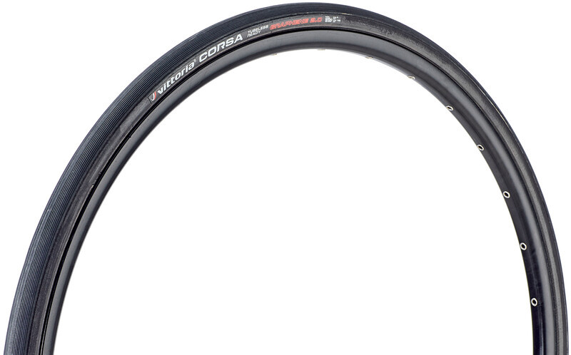 Vittoria Corsa Folding Tyre 700x25C TLR, black 25-622 | 700x25 2021 Opony szosowe 472225