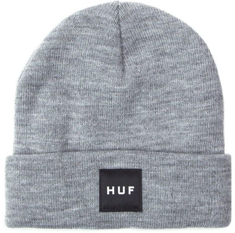 HUF czapka zimowa HUF BOX LOGO BEANIE Grey Heather