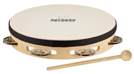 Meinl Nino Percussion NINO47 20 cm Tamburyn z drewna na głowie - naturalne wykończenie NINO47