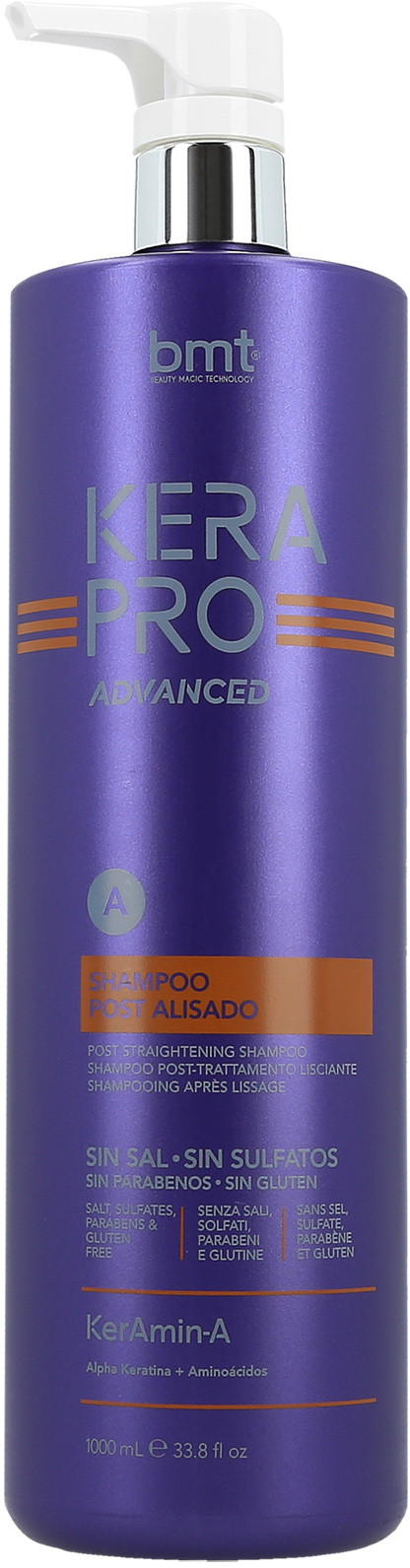 BMT KERAPRO ADVANCED Post Straightening Szampon utrwalający 1000ml 0000065095