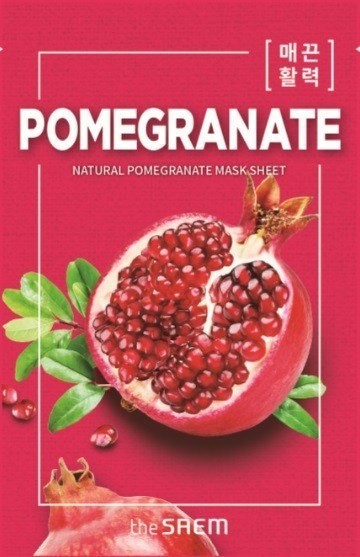 SAEM The SAEM Natural Mask Sheet Maska na tkaninie Pomegranate 21ml 103150