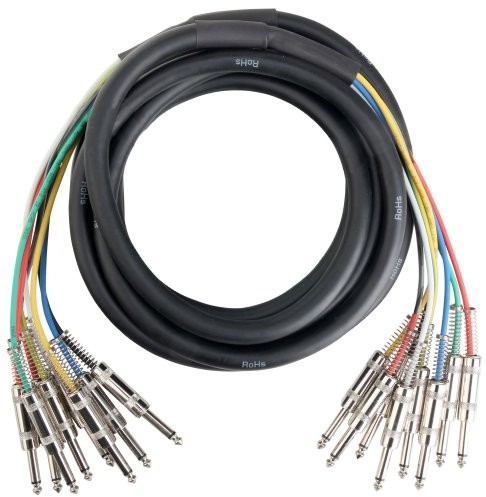 Pronomic pronomic Stage mjj8  3 Multicore kabel 8 X 6,3 MM JACK Mono na 8 X 6,3 MM JACK Mono 00032895