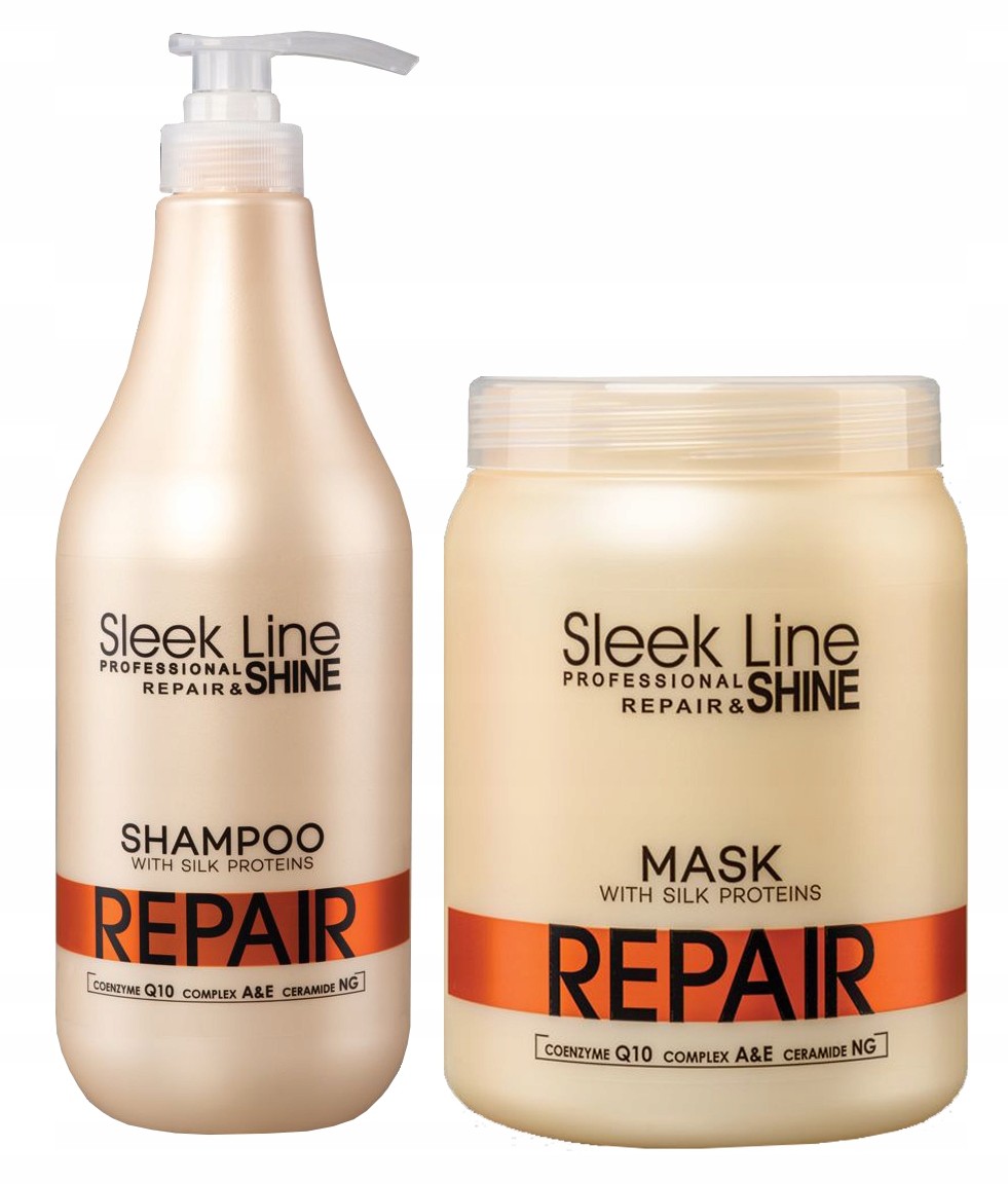 Stapiz Sleek Line Repair Zestaw XXL Szampon Maska
