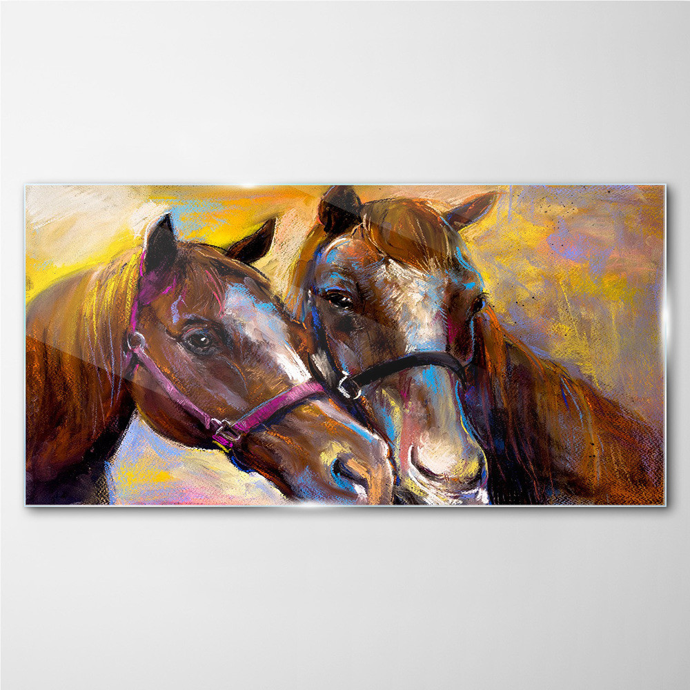 PL Coloray Obraz Szklany zwierzę konie 120x60cm