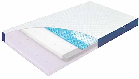 Julius Zöllner 7940100021 Materac dla niemowląt Dr. Lübbe NEW Air Premium 60 x 120 cm, OEKO-TEX Standard 100, pokrowiec funkcyjny z włóknami Tencel, biały