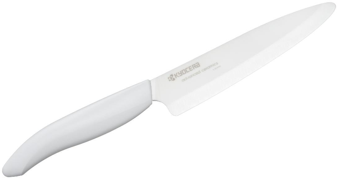 Kyocera Kuchenny nóż ceramiczny do plastrowania, biała rączka 13 cm