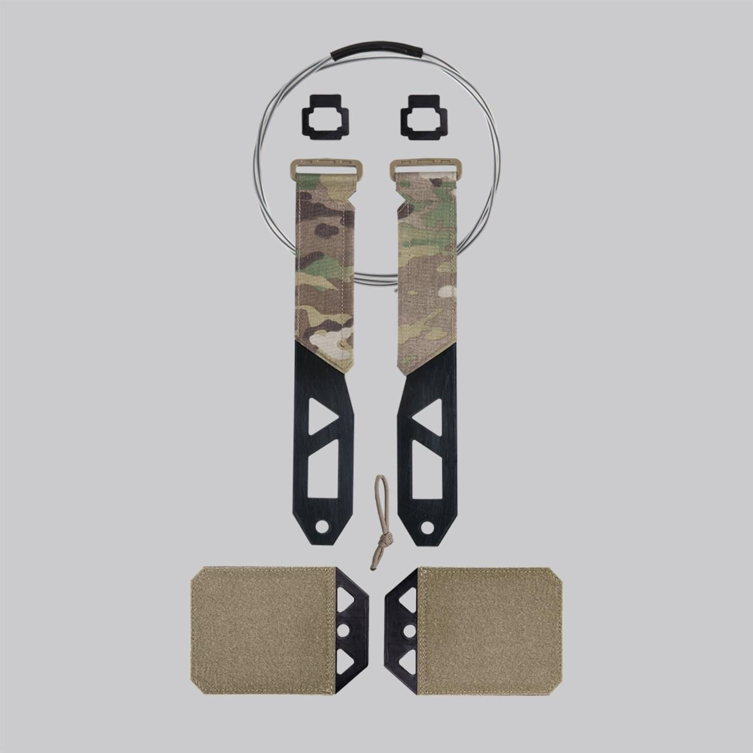 Direct Action System szybkiego zrzutu kamizelki SPITFIRE CUTAWAY SYSTEM - Polietylen - Coyote Brown HE.PC-SPQR-PEN-CBR-B04